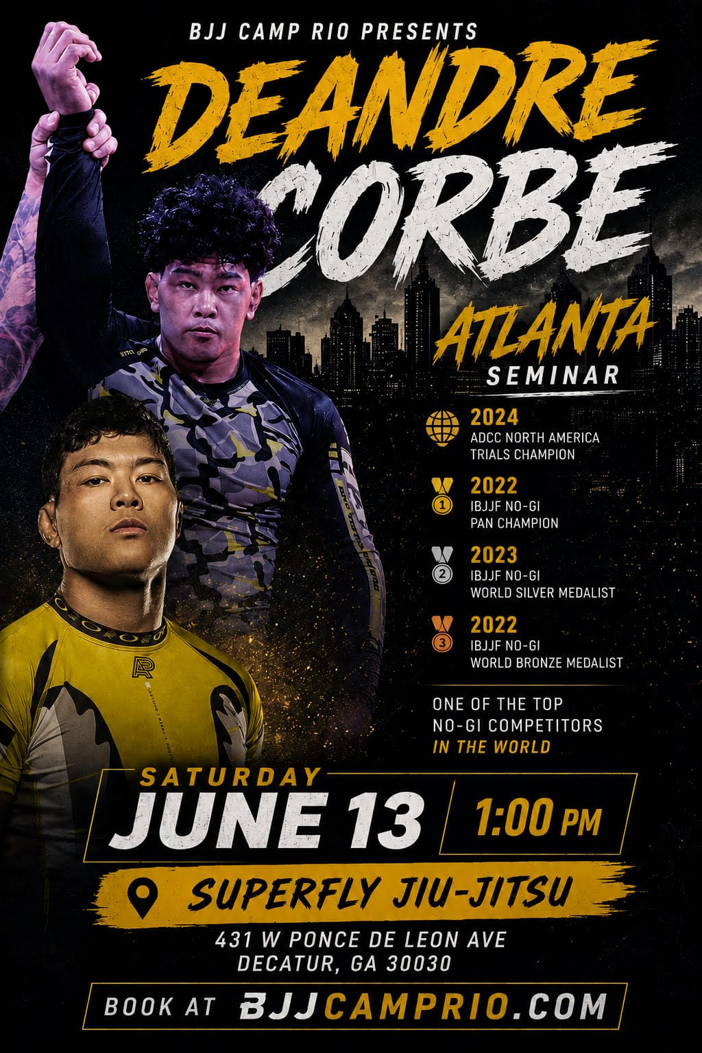 DEANDRE CORBE SEMINAR - ATLANTA